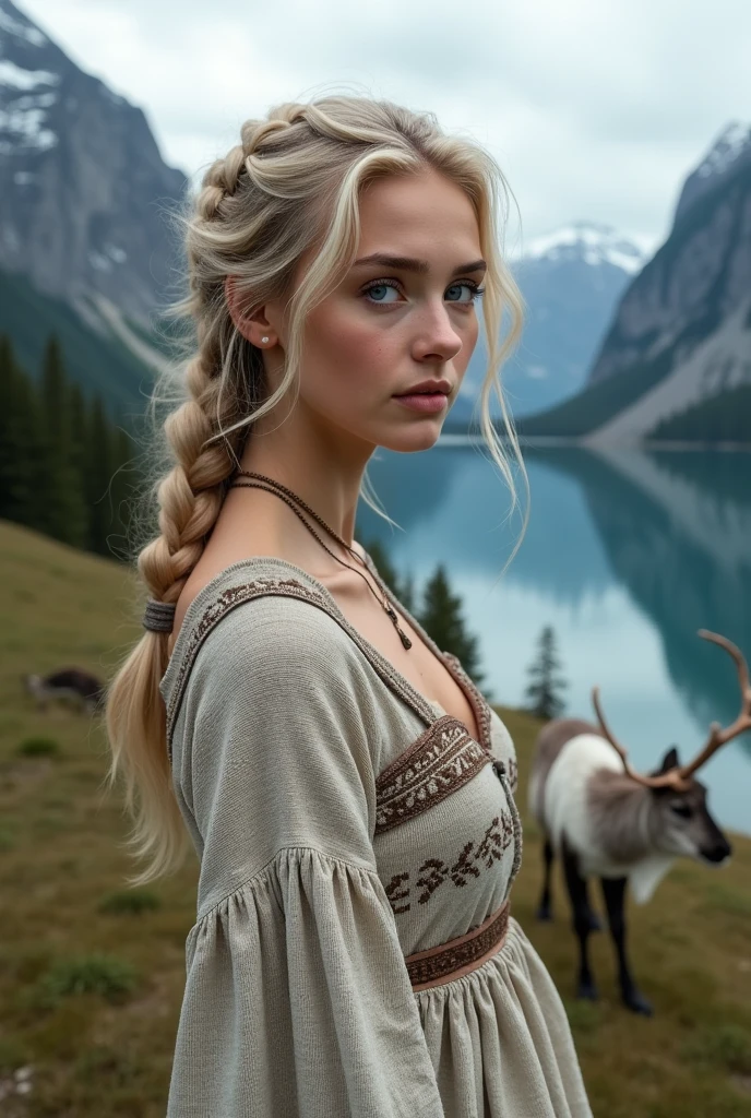 A blonde women from Norway
