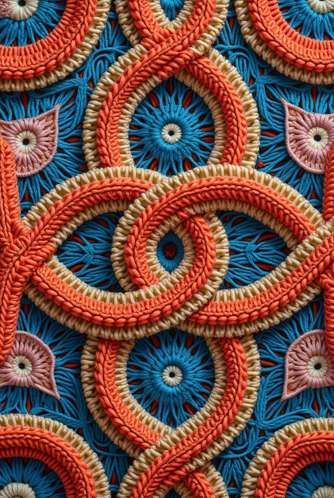 Crochet 🧶 traditional pacific pattern

