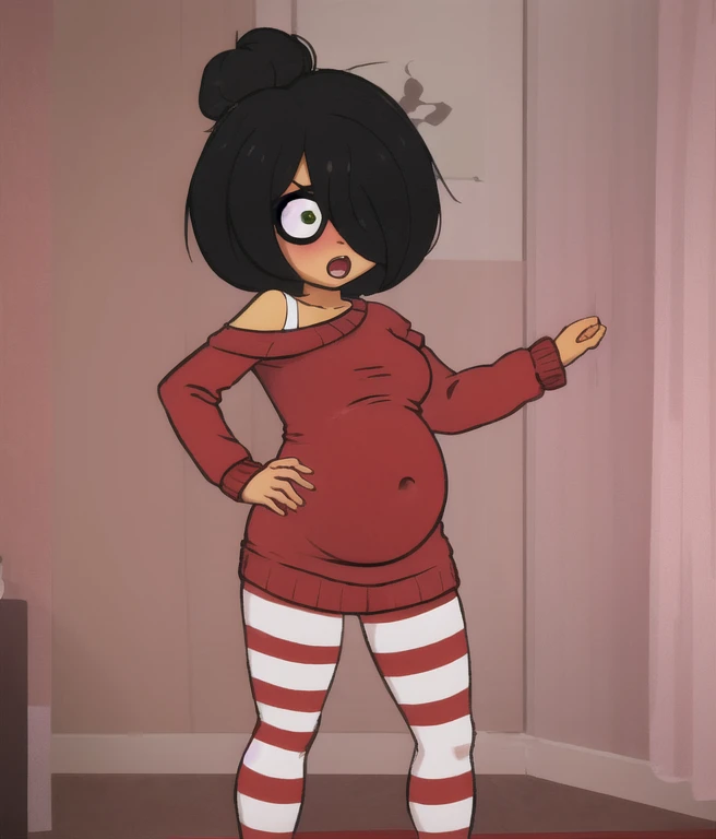 Sarada nude 9 month pregnancy , boruto watching sarada , boruto got hard, sarada smiling at boruto.
