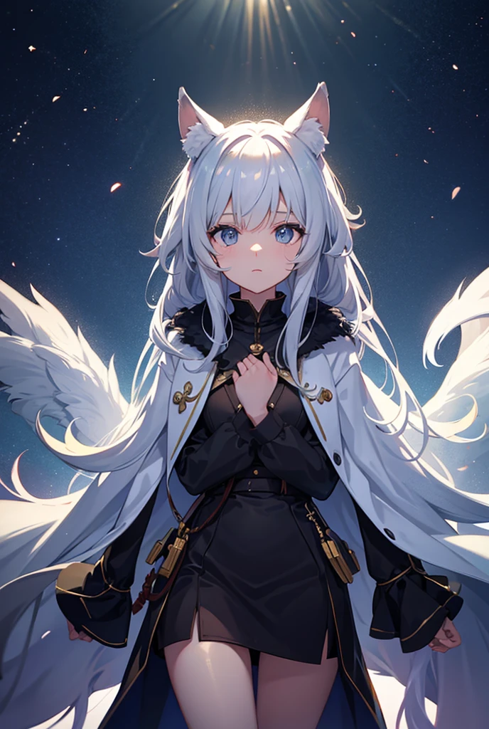 Animal ears, Overlooking, Cinematic light effects,