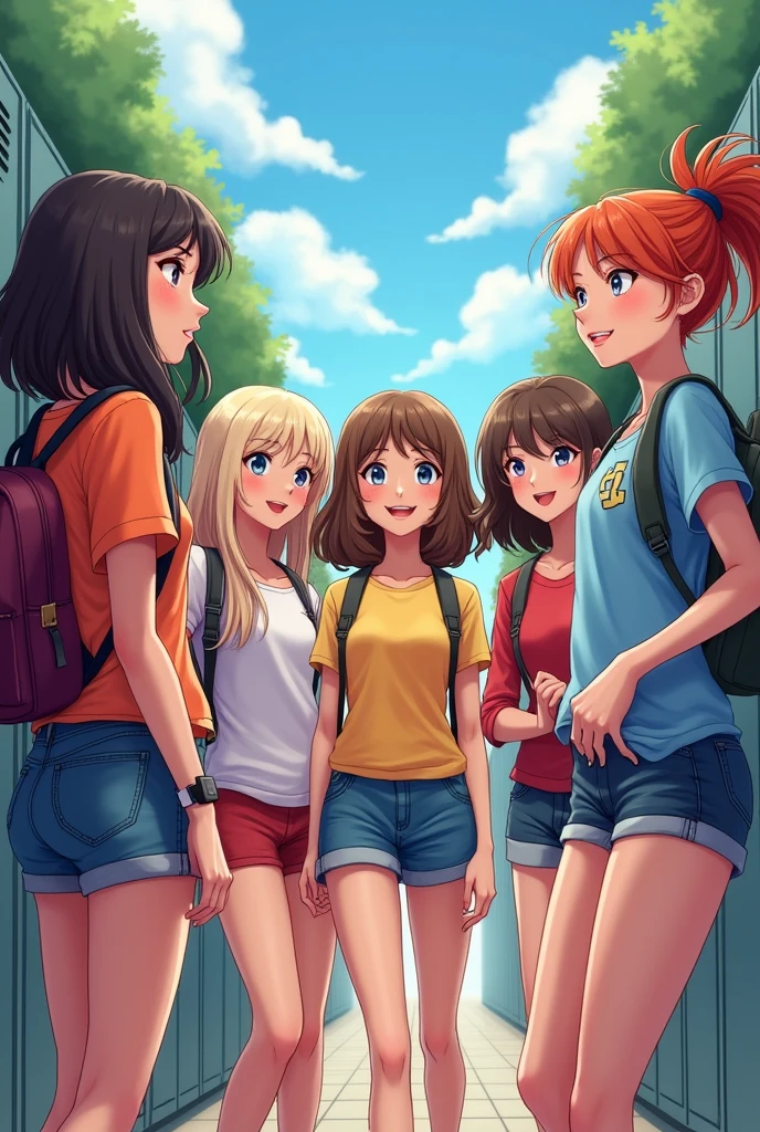 group of girls
