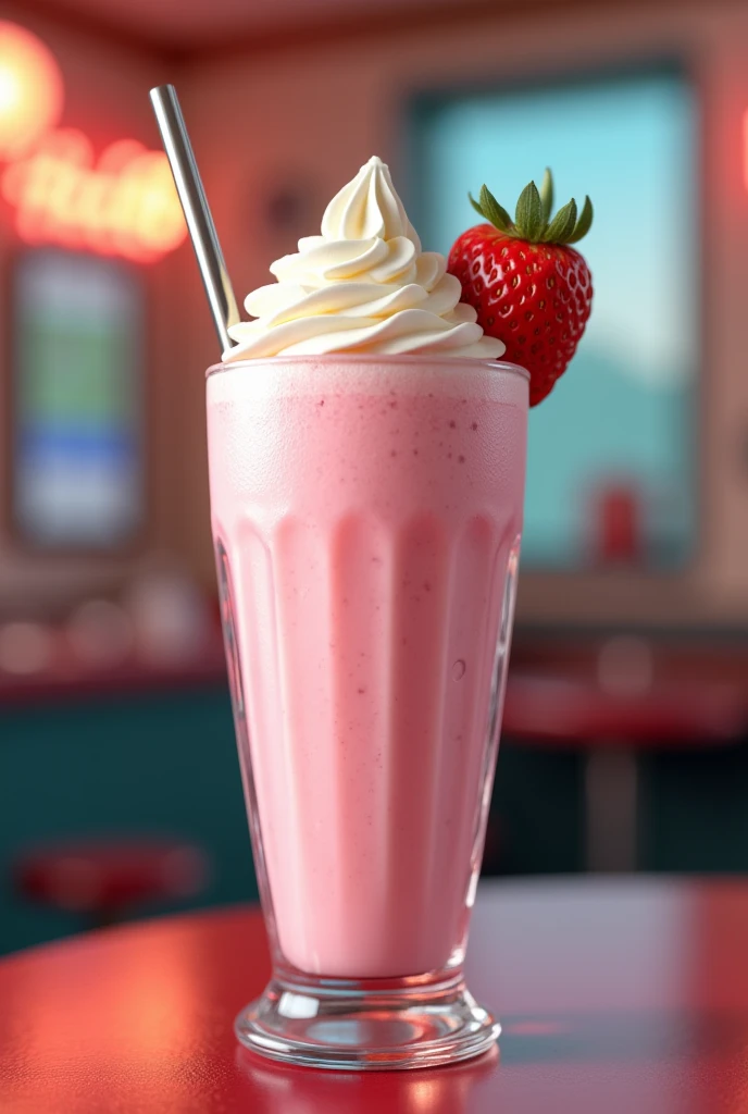 Strawberry milkshake