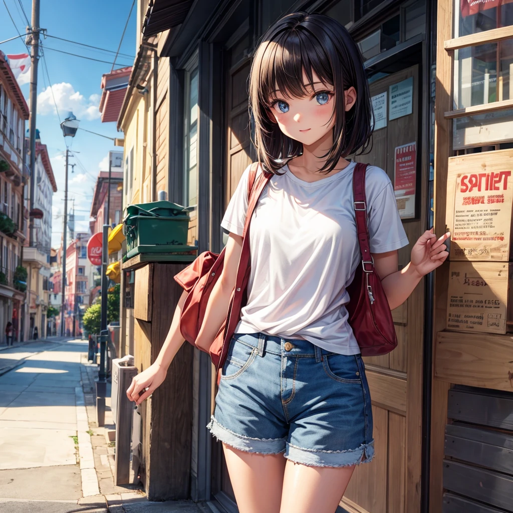 Shorts cloth girl
