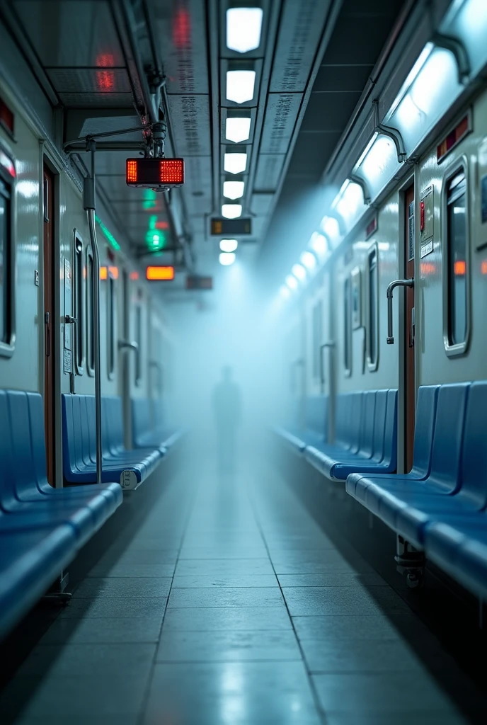Automatic sanitization system in indian railways with no peoples and spraying started automatic