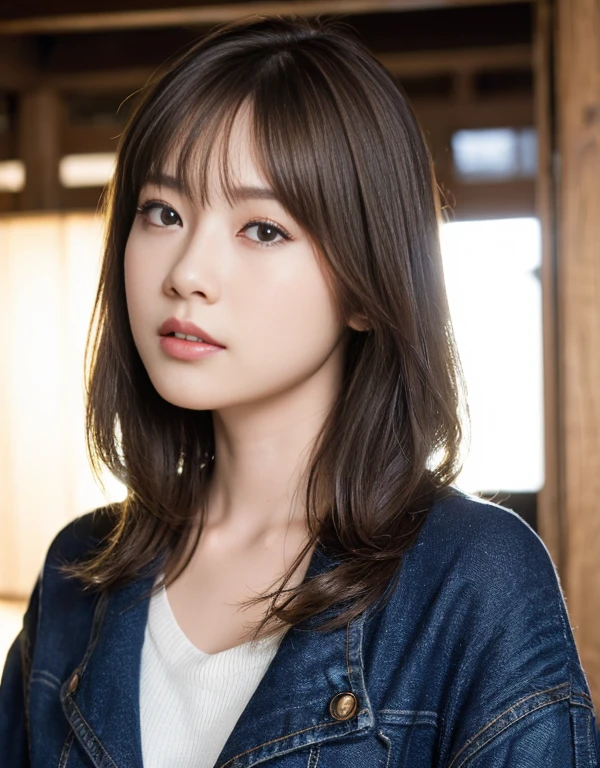 Tabletop、(masterpiece:1.3),
(8k, Photorealistic: 1.4, RAW Photos, Best image quality: 1.4),
Japanese Idols、Super detailed face、Attention to detail、Genuine、
double eyelid、Big and attractive eyes,Perfectly beautiful eyes、 Sharp focus:1.2、Beautiful woman:1.5、
Light brown hair、 Highest quality、masterpiece、Ultra-high resolution、Depth of written boundary、Perfect Shadow、(Photorealistic:1.4)、
Highly detailed and professional lighting、
Perfectly shaped、Symmetrical face、beautiful girl,Sharp focus, Perfect Anatomy,Moist eyes、Glossy lips、Realistic Light、sweater、Denim shorts、Japan Night、festival
