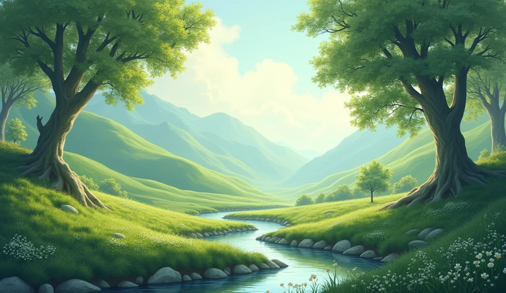 Peaceful surroundings<