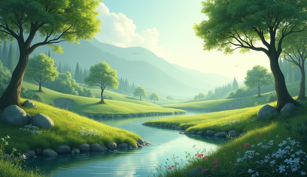 Peaceful surroundings<
