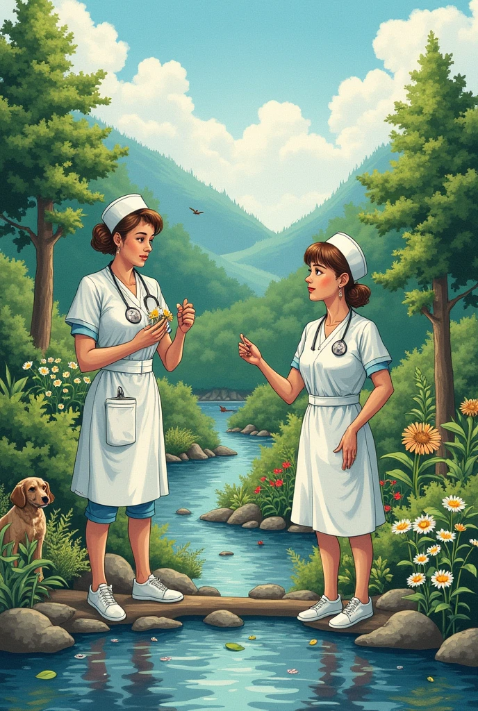 Drawing for climate action with nurses caring for environment