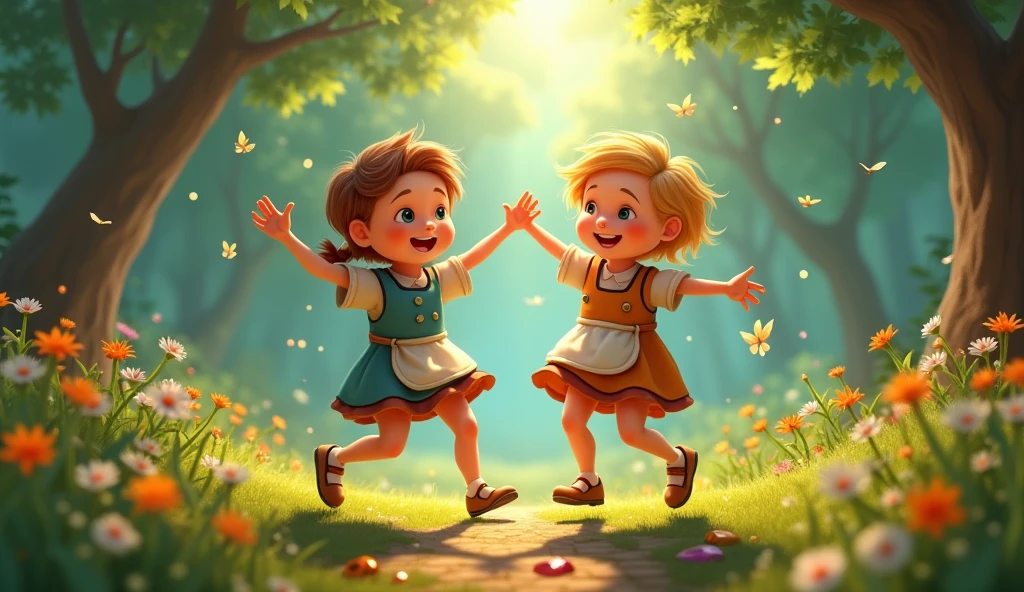 Hansel and Gretel. Liberation, Joy and Dancing, Discovering Gems