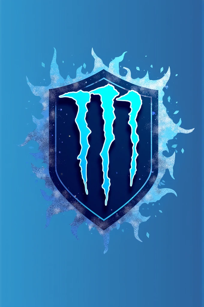 the logo mobile esports (have blue monster in the logo ) (have writing RSE in the logo that writing is freeze)