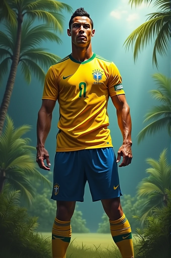 Cristianio ronaldo in brazil team