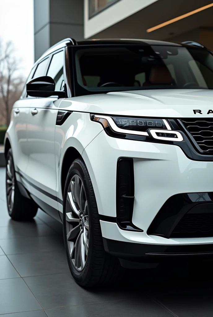 White range rover with name RAHUL RATHORE BIRAN