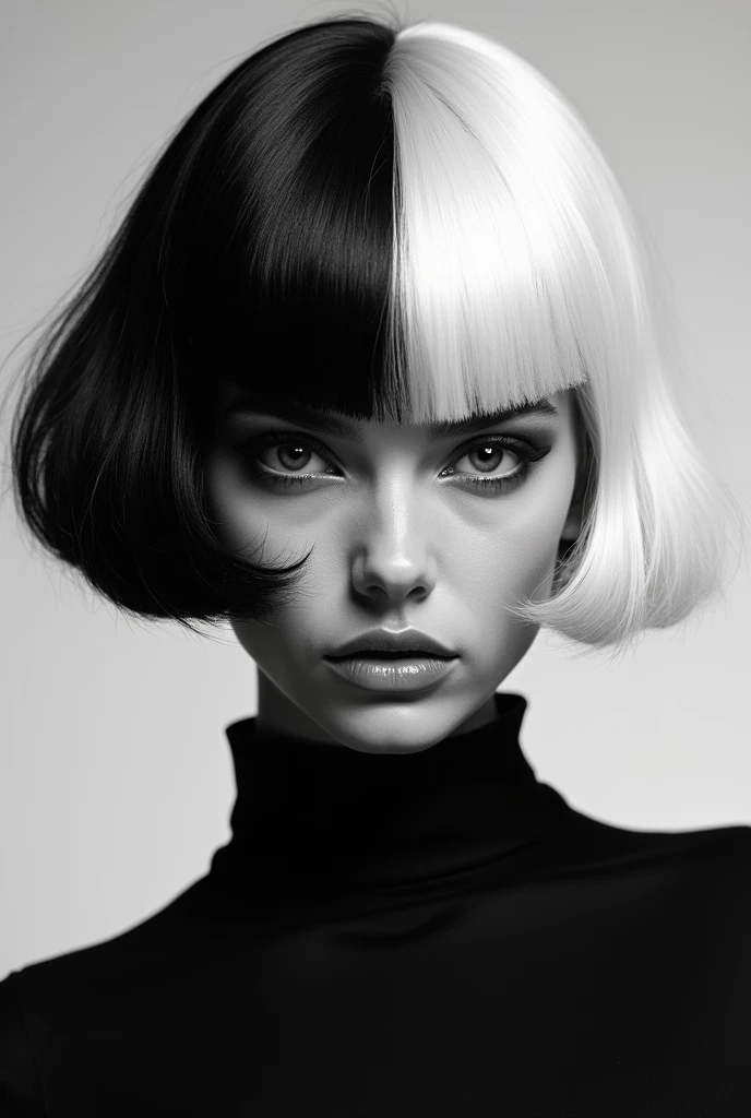 black and white hair image, for advertising, 1939 season