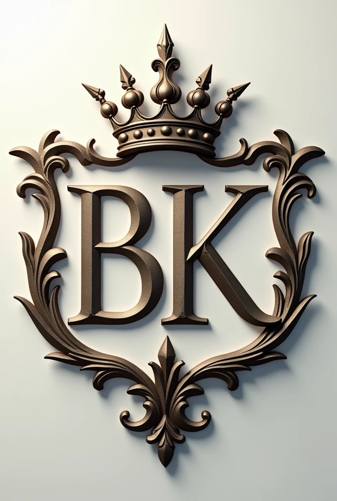 Abbreviation BK with 1 crown on top