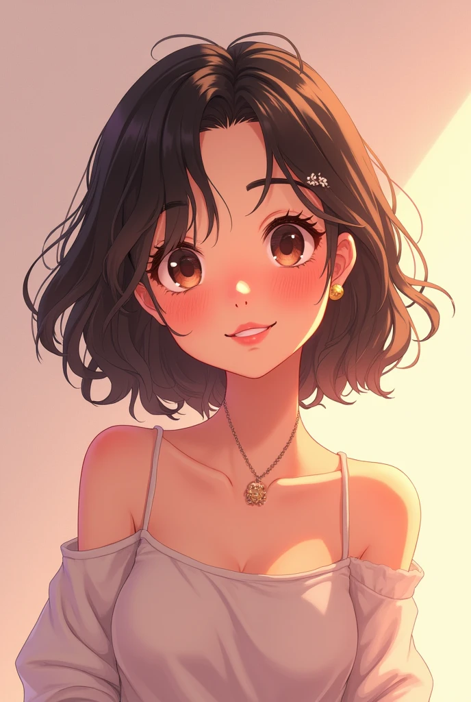 Create a cute teen age girl with exposure of under arms