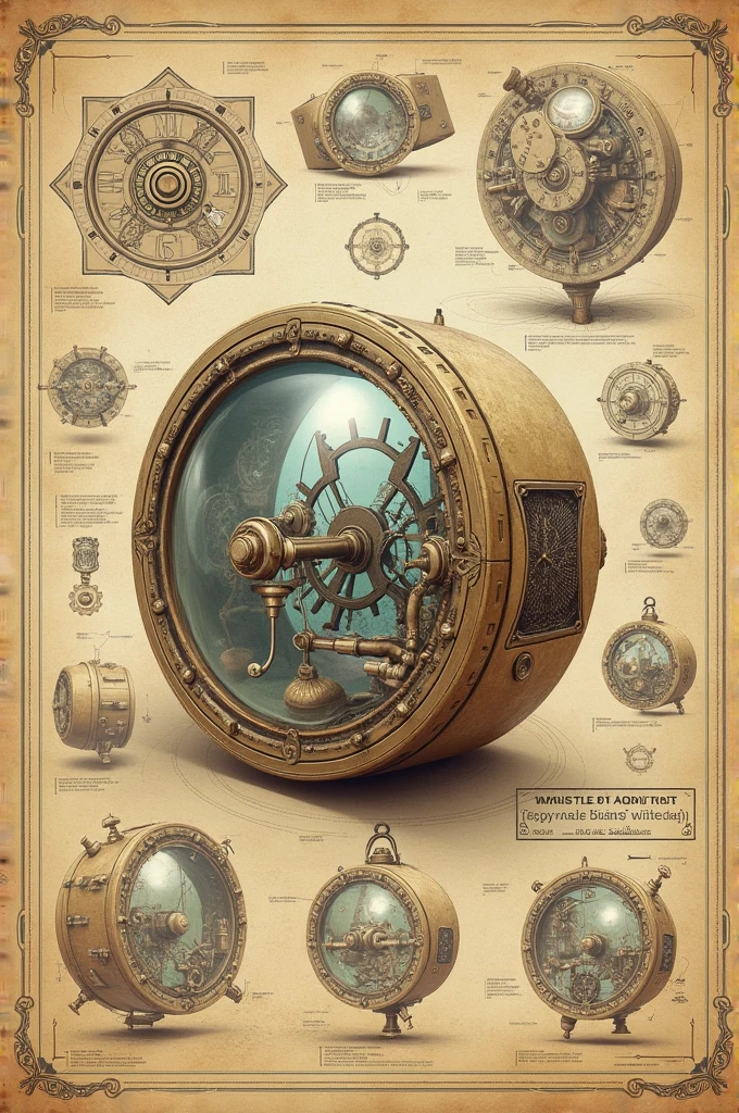 Simple nut little complicated time machine blue print