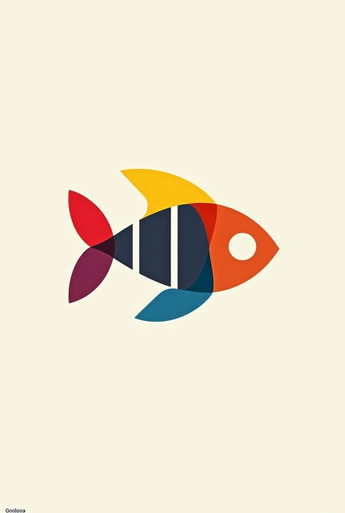 the letter (P) and (N) logos are in the shape of a fish with a red, yellow and blue color palate