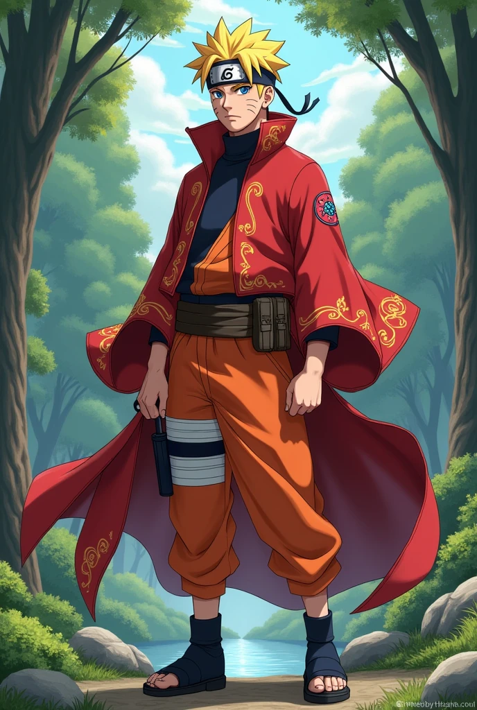 Naruto with vesti dress 