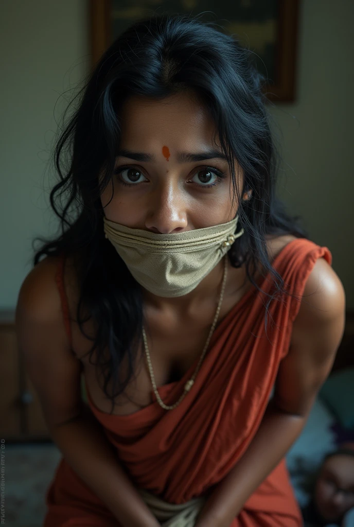 Indian Mom bound gagged