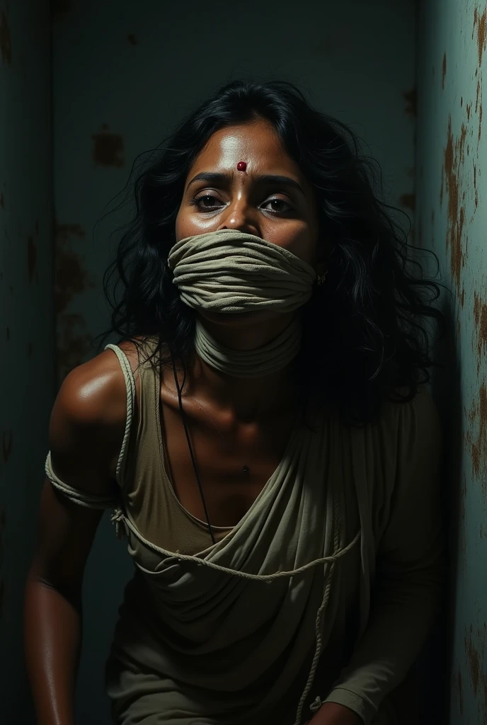 Indian Mom bound gagged