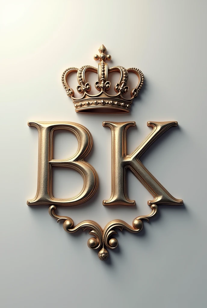 Abbreviation BK with 1 crown on top