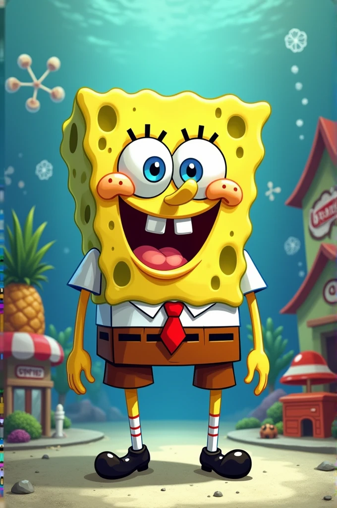 Sponge bob is a human