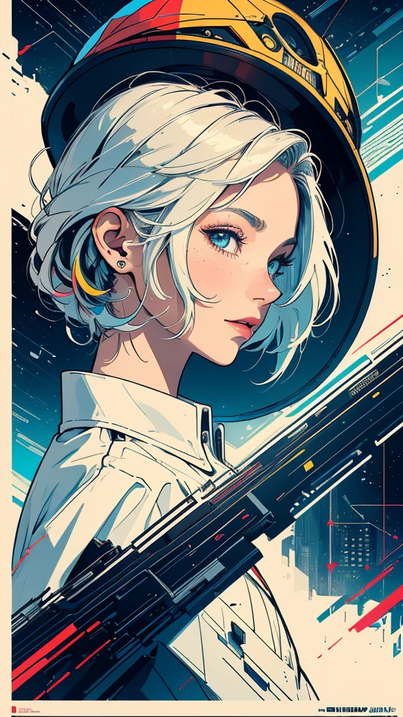 (((masterpiece, highest quality))),(((solo:1.2))),(((1girl:1.2))),32k wallpaper, very detailed, poster, vintage science fiction,(((((geometric cinematic movie poster))))), (bauhaus), shape,(((abstract))),(mid century modern),movie poster,(((((portfolio))))),(((((Close-up))))),(((((bust up))))),((((more various angle)))),(((highlight))),Vast landscape,((((heterochromia)))),(((complete. detailed face))),(((Extremely talented))),(((most complecated machine))),Colorful color scheme
