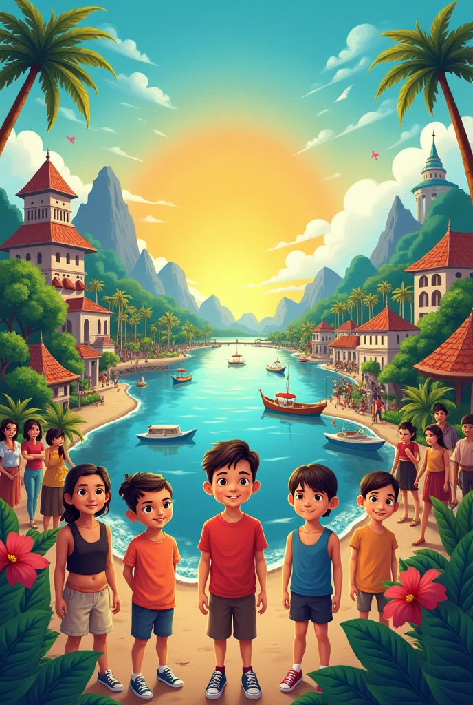 easy poster design for kids about Philippine culture society and politics