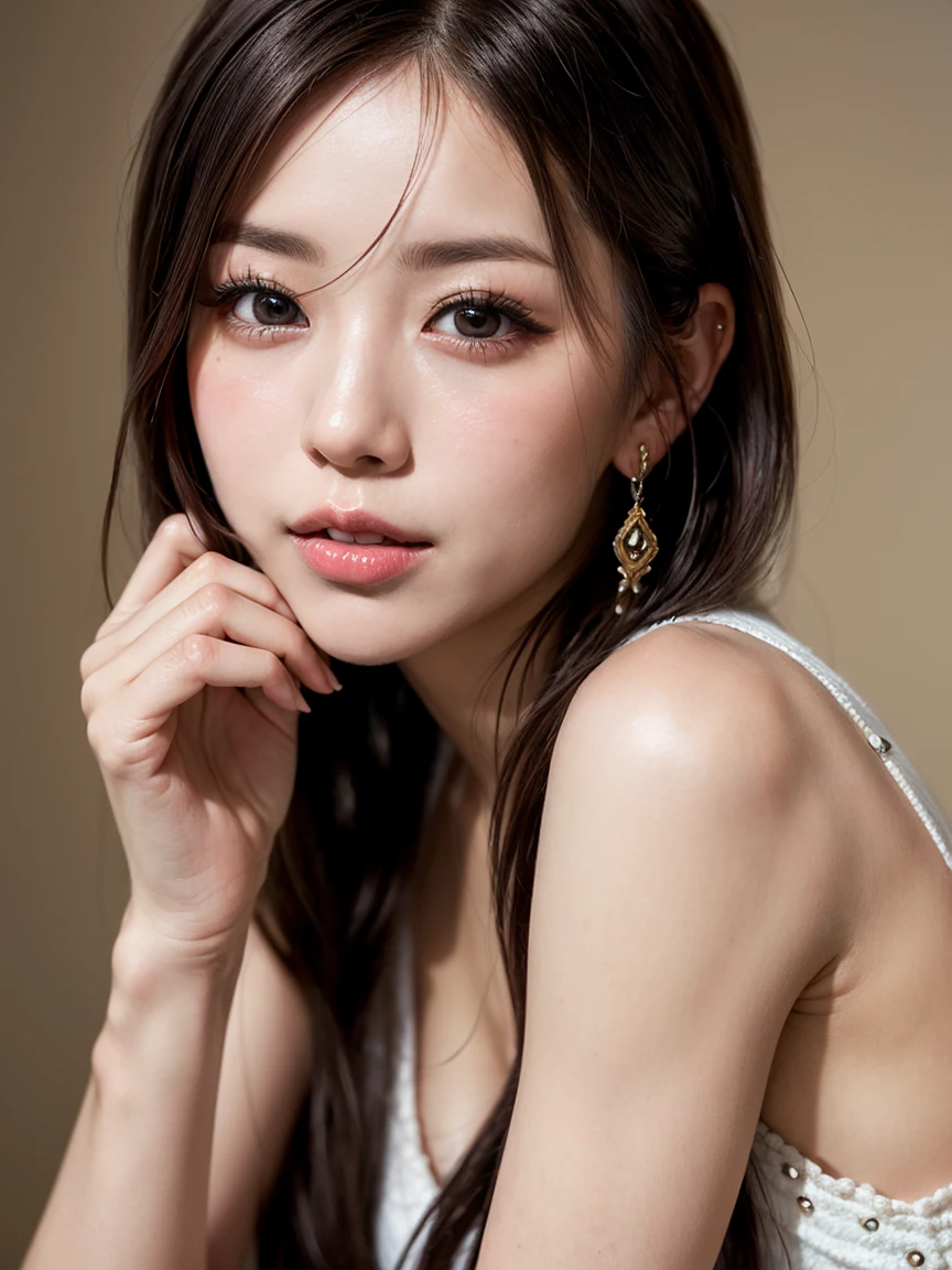 Highest quality, Ultra-high resolution, (Realistic:1.4), (Japanese Idols),RAW Photos, one person&#39;s, night,Detailed skin,Blurred cityscape of South Korea,,Blonde, (Pink inner hair:1.3),Glossy Lips,smile,(Model pose:1.2),2,Beautiful and beautiful eyes,Diamond jewellery,Earrings,Gold Jewelry,Cold Light,Tight black knitwear,,(Strengthened upper arms:1.2),A well-trained body,Pixie Hair　 ((Detailed nipples))　show off nipple　Beautiful breasts　Cleavage Emphasis　bottomless　Big Ass　Butt Emphasis　 (breast squeeze:1.3)　(bra lift) bare breasts ((pubic hair)) ((nsfw)) ((1 boy and 1girl are having sex)) bird’s eye view ((standing doggy, hug from behind)) Back-arching　(Love juice) Squirting