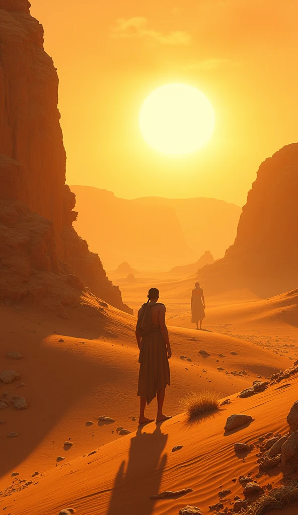 The heat of the desert
