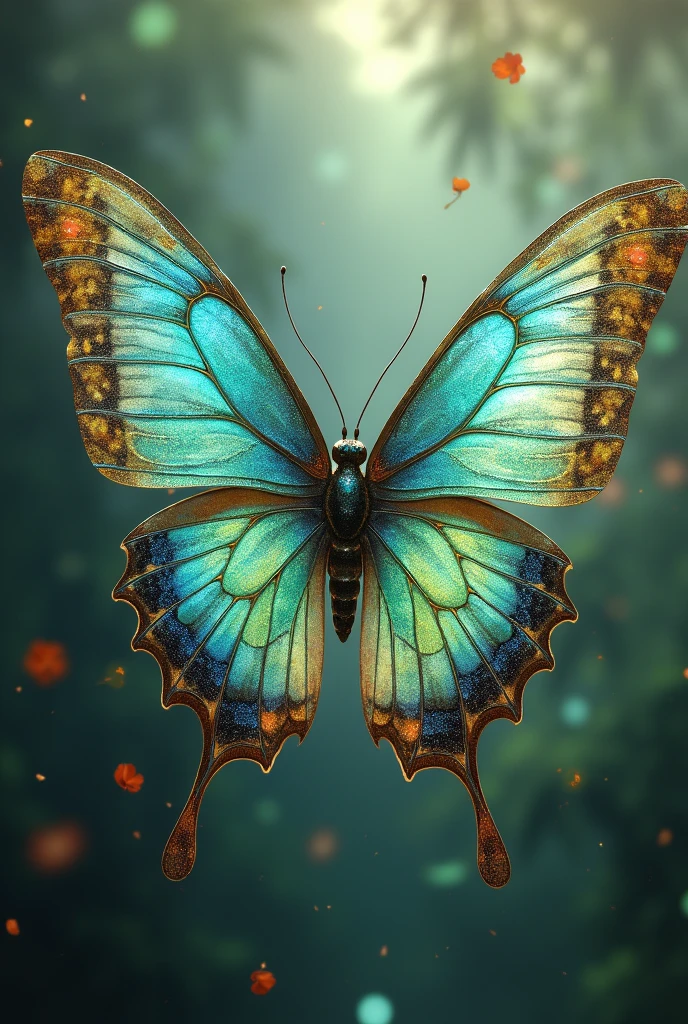 okir or ukkil butterfly art