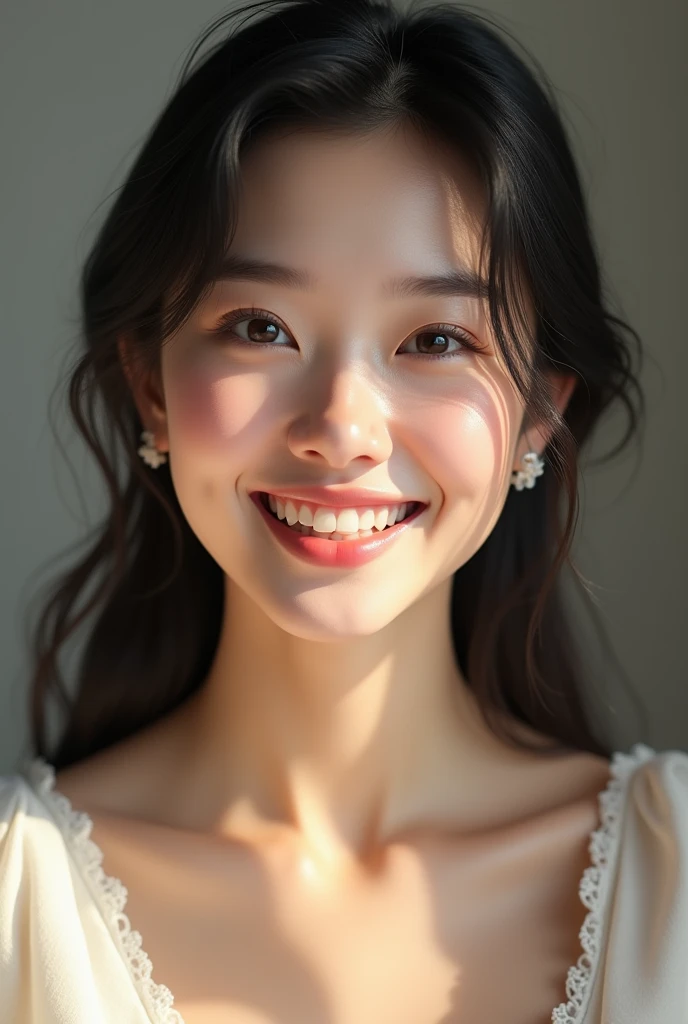 Beautiful Korean woman smile