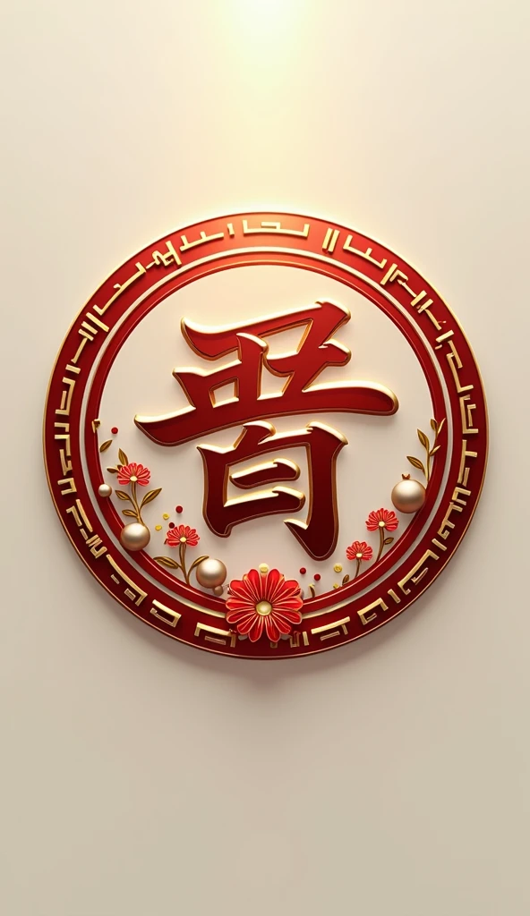 Lucky name logo circle 