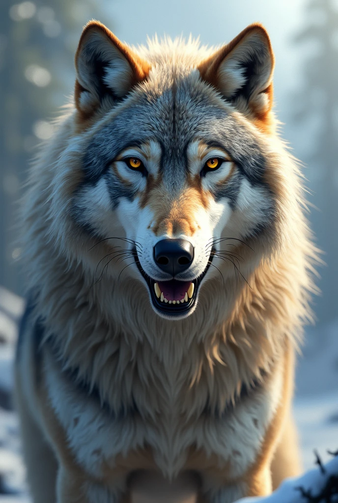 real picture of a wolf