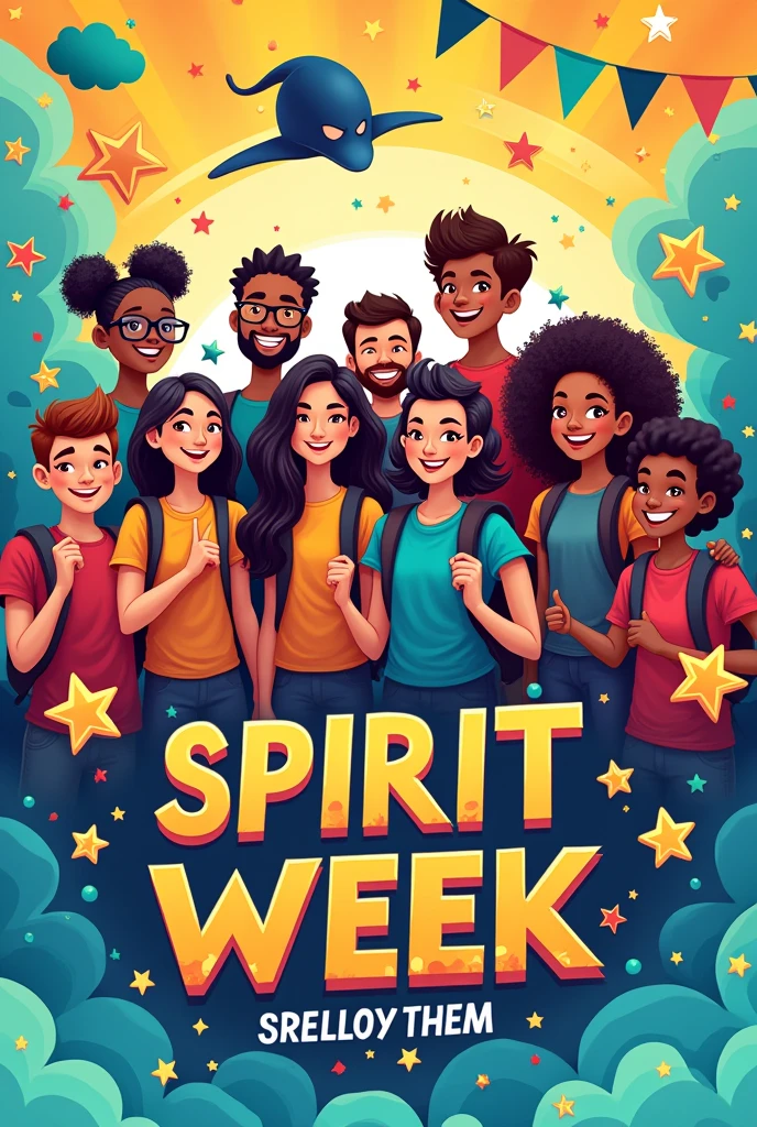 Create a spirit week poster