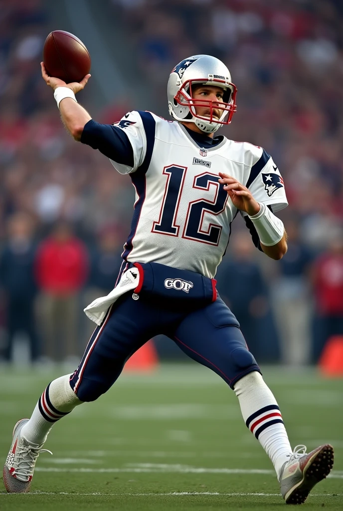 Technique 2: Quick Release]**
Tom Brady’s quick release is a vital technique that minimizes the time defenders 
have to reach him. By getting rid of the ball in under three seconds, Brady reduces 
the risk of sacks and pressures. This quick release is a result of his precise 
footwork, sharp decision-making, and efficient throwing mechanics, allowing him 
to consistently deliver the ball to his receivers before the defense can react.
