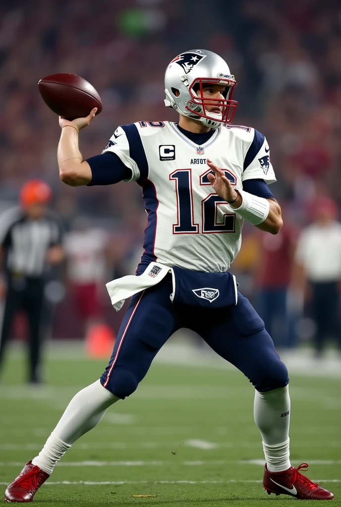 Technique 2: Quick Release]**
Tom Brady’s quick release is a vital technique that minimizes the time defenders 
have to reach him. By getting rid of the ball in under three seconds, Brady reduces 
the risk of sacks and pressures. This quick release is a result of his precise 
footwork, sharp decision-making, and efficient throwing mechanics, allowing him 
to consistently deliver the ball to his receivers before the defense can react.