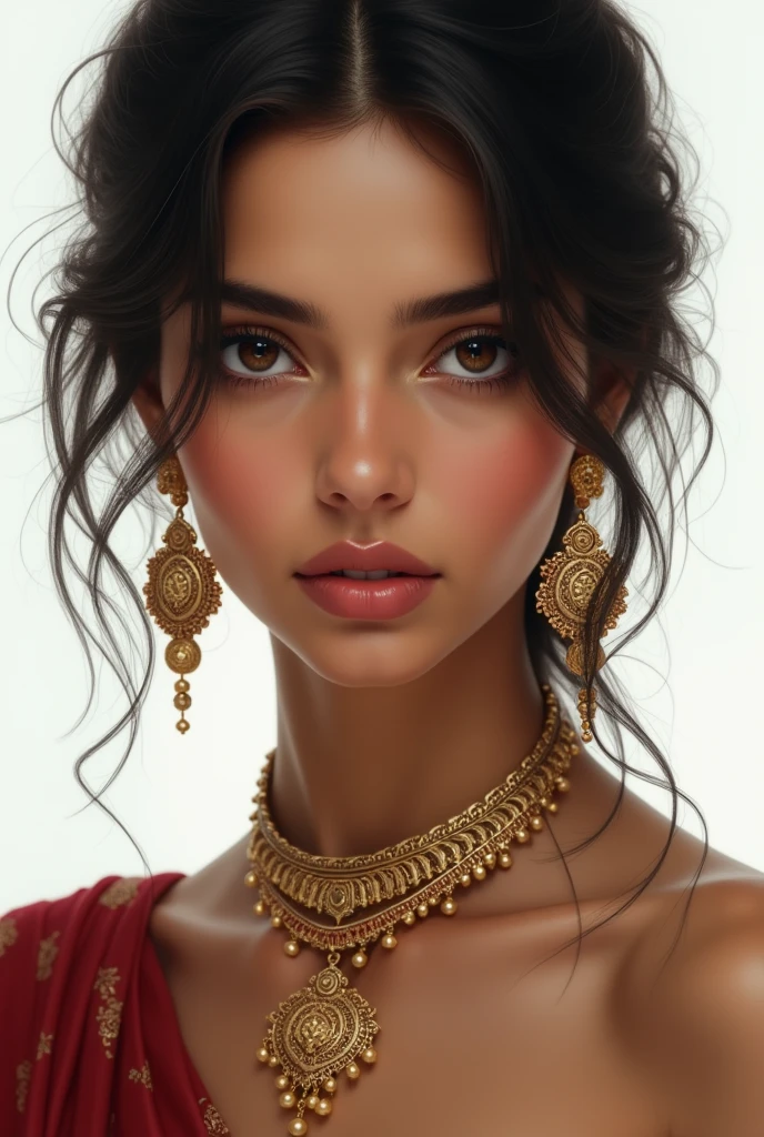 Indian girl, beautiful white, seductive