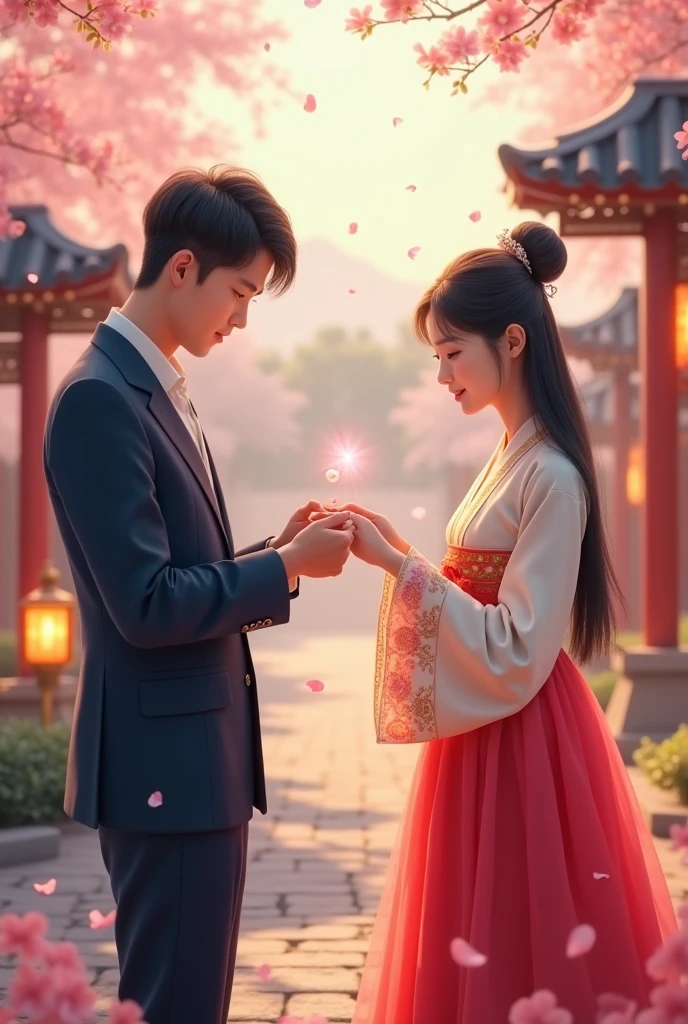 Boy propose
girl in Korea