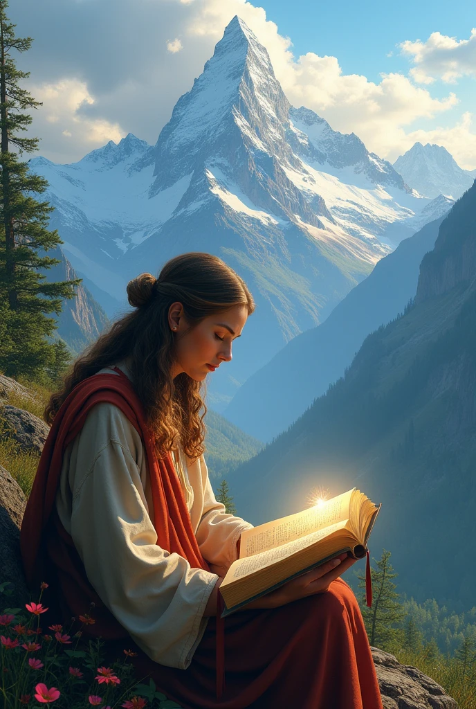 Psalm 21 with mountains in the background