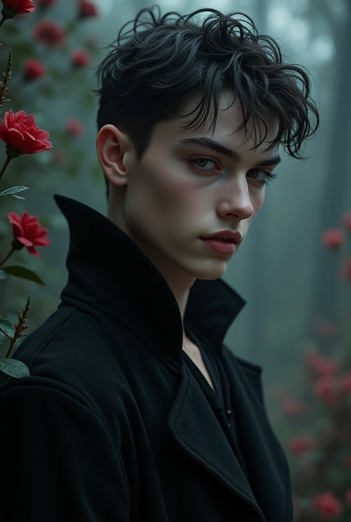 A beautiful idol vampire boy