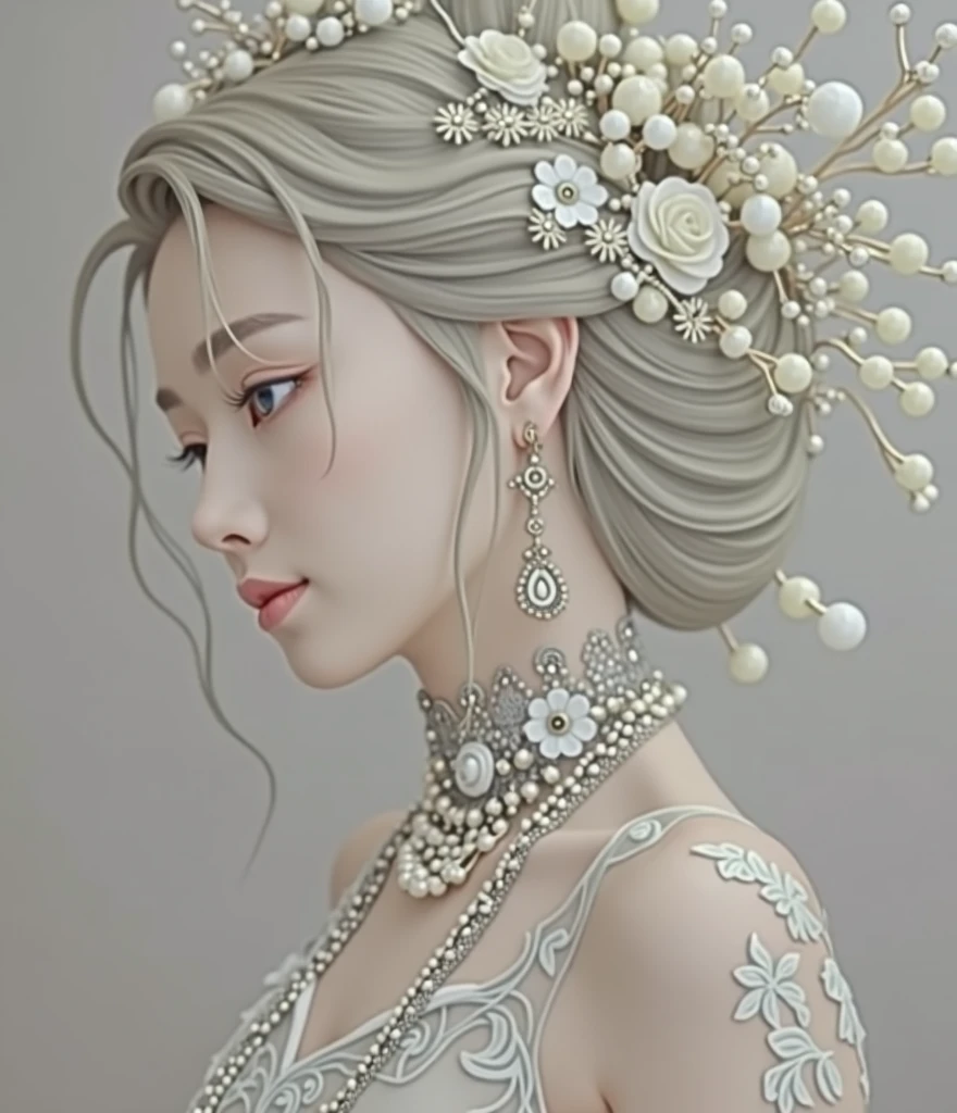 best quality, masterpiece, high resolution, 1 Girl,Chinese Wedding Dress,Hair accessories（lifelike）,necklace（lifelike）, Jewelry（lifelike）,Pretty Face,Above_Body,Hair accessories与脸蛋Body贴合， Tyndall effect,Reality, Dark Studio, Edge lighting, Two-tone lighting,(High Detail Skin:1.2), 8K uhd, Digital SLR Camera, Soft lighting, high quality, Volumetric Lighting, frank, photo, high resolution, 4K, 8K, Bokeh