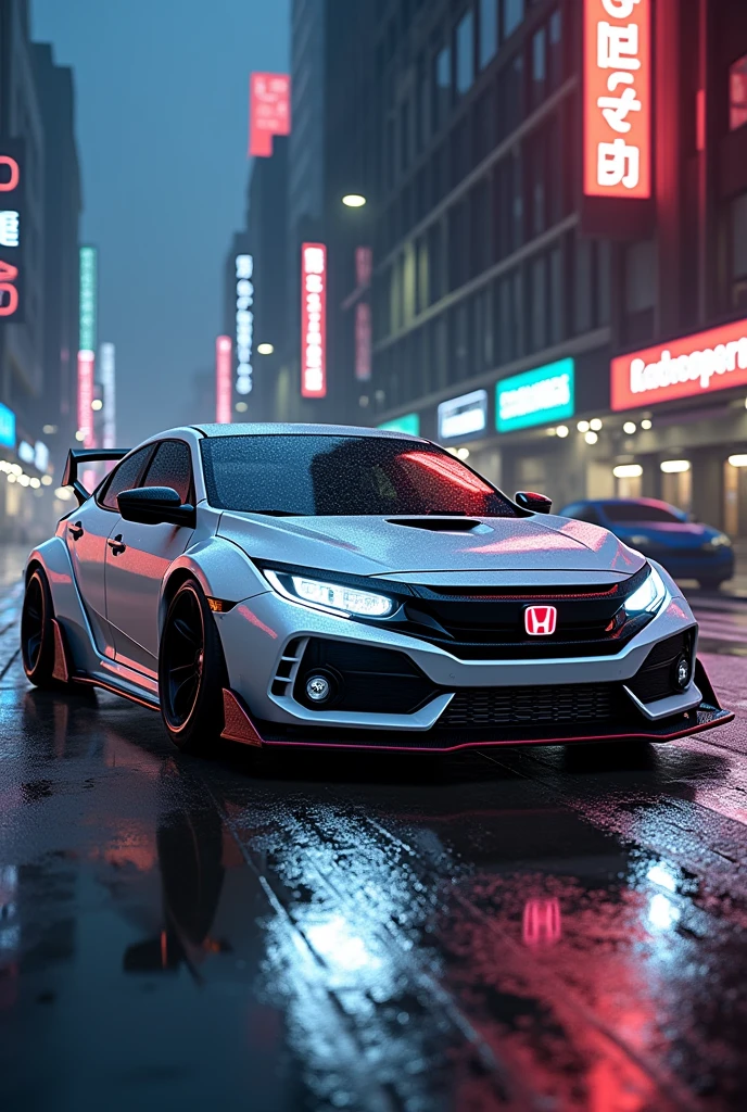 Civic full body kit modified
