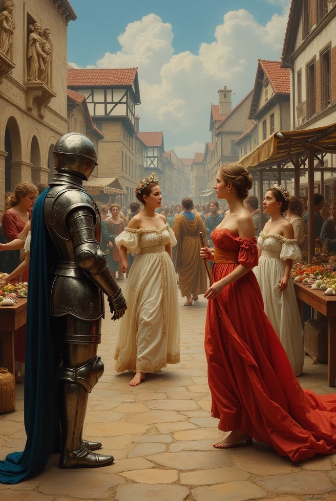 medieval fair painting 1800s renaissance damsels knight’s armor old medieval times knight armor Greek Greek goddess Greek gods