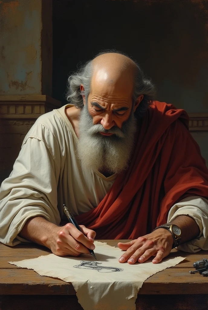Socrates drawing