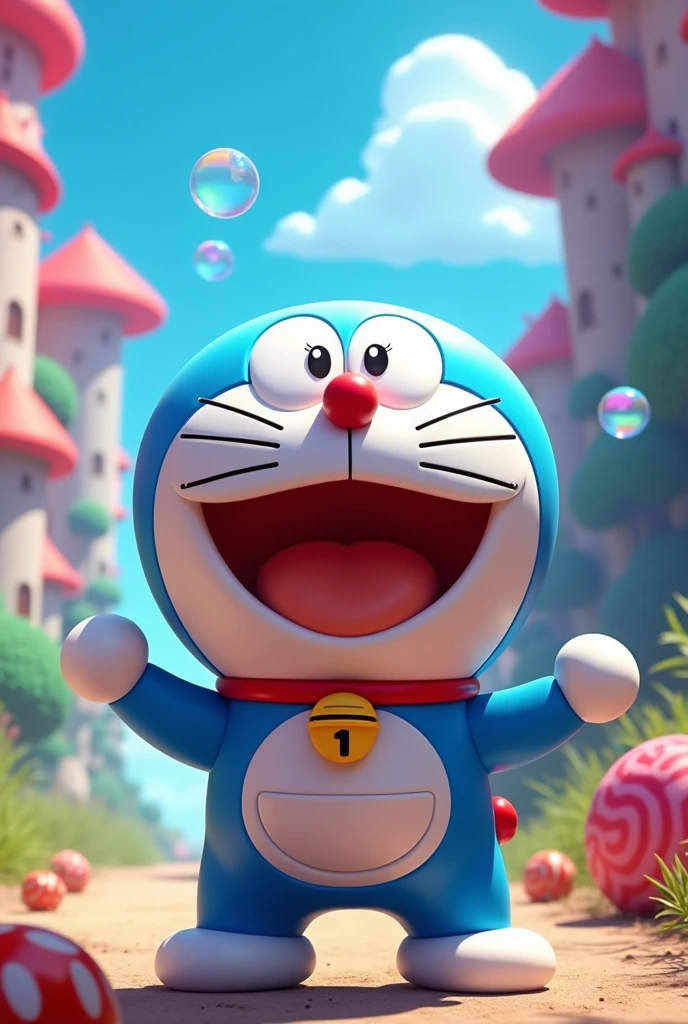 Doraemon unic episode type youtube thumbnail 16: 9 aspect ratio generate