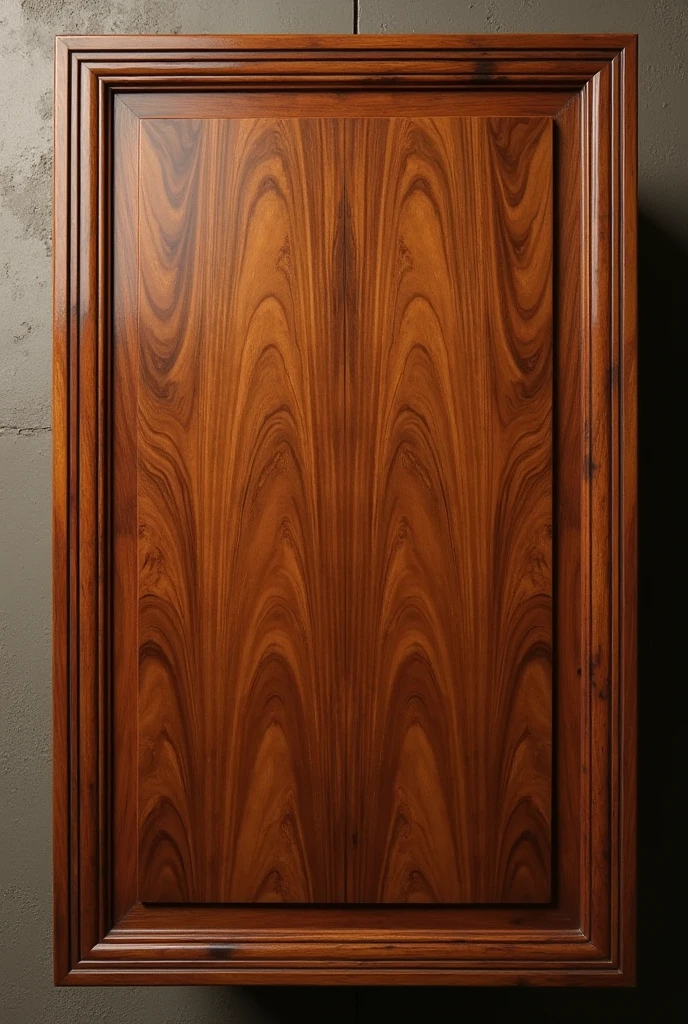 need a rectangle box where width is 2.5 feet and length is 4 feet. table should have 2 inch width border with sloping design inside from top of the borader from all 4 sides. center part should be like engraved and flat, furniture should be glossy brown