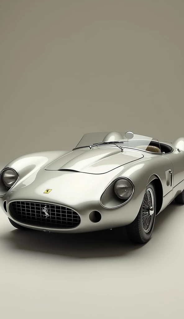 Classic Ferrari 125 S**: A vintage photograph or an artist's rendering of the Ferrari 125 S, showcasing its original design and features.