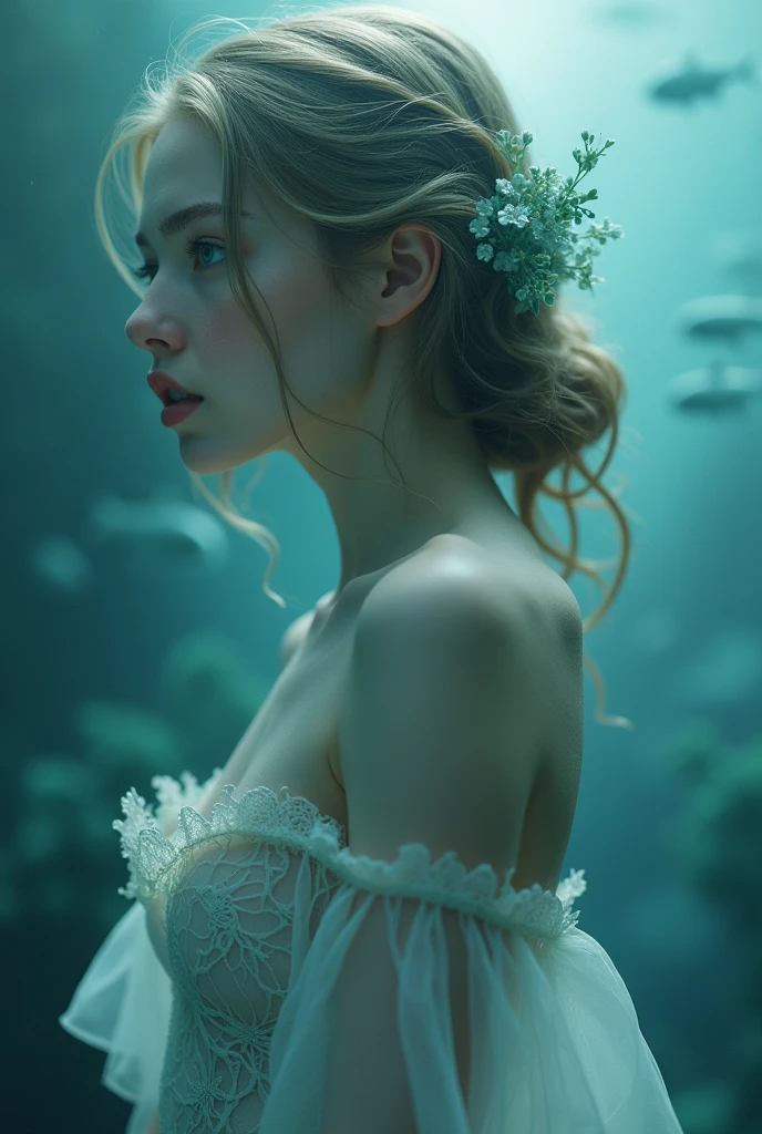 A beautiful girl as ephemeral as a deep-sea fish