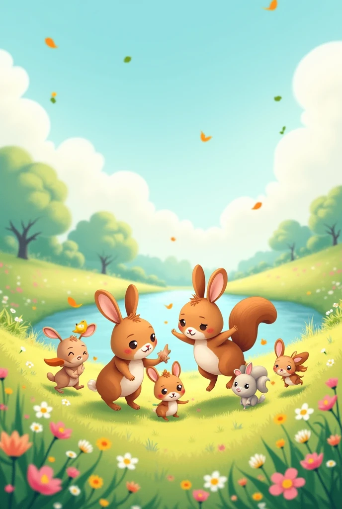 Make me an animated picture themed to bring joy and peace